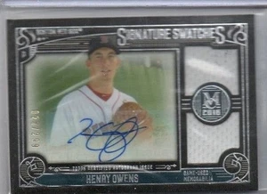 HENRY OWENS 2016 MUSEUM COLLECTION SIGNATURE SWATCHES AUTO DUAL JERSEY 028/299 - Picture 1 of 1