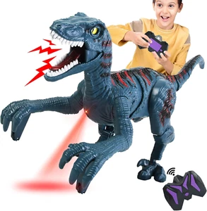 Remote Control Dinosaur Toys for Kid - Walking Dinosaur Toys for Boys 5-7,RC Jur - Picture 1 of 7