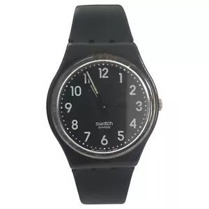 Swatch "Black Suit" Watch GB247 - Swiss Made - Picture 1 of 11