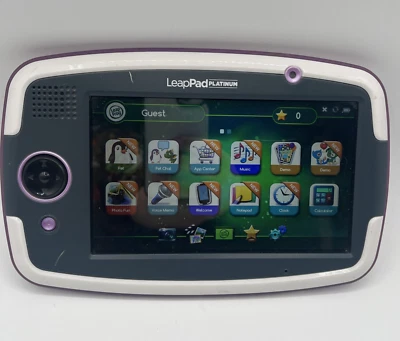 Tableta LeapFrog LeapPad Platinum WiFi Niños Aprendizaje Púrpura Solo Sin Lápiz Foto 1 de 4