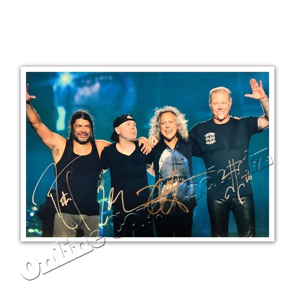 METALLICA  - US-amerikanische Metal-Band   -  Autogrammfoto / autograph |AK2| - Bild 1 von 1