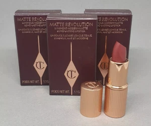 3x Charlotte Tilbury Matte Revolution ‘Walk Of No Shame" Mini Lipsticks (3x1.1g) - Picture 1 of 2