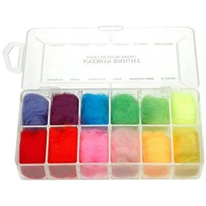 ANTRON BRIGHT STEELHEAD DUBBING - 12 COLOR DISPENSER --Fly Tying - Picture 1 of 1