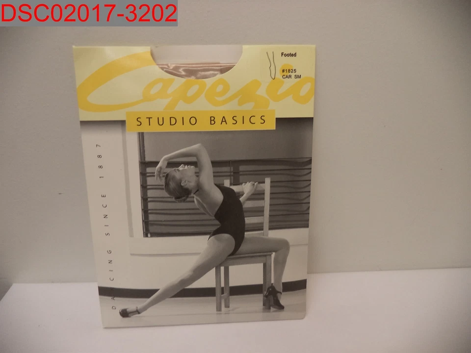 Capezio Seamless Studio Basics Footed Tight Size S/m Color Caramel