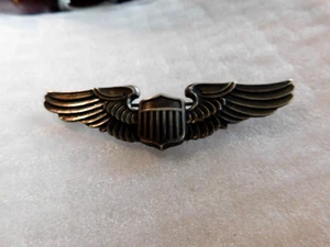 VIntage Sterling Silver U.S. Air Force Wings Pin Badge - Picture 1 of 4