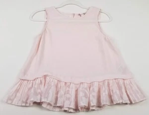 Merona Peplum Top Women's Small Pink Flounce Hem Sleeveless Pleated Flowy Blouse - Picture 1 of 11