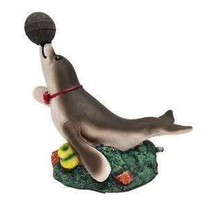 Betta Seal with Air Stone Aquarium Fish Tank Aerating Ornament - Picture 1 of 4