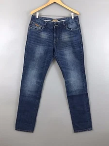 DNM SPLASH MEN BASIC DARK WASH BOOK CUT JEANS SIZE 34 - Picture 1 of 11