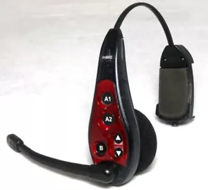 HME HS6000 RED Wireless Drive Thru Intercom Headset Works Great + Used Battery - Picture 1 of 10