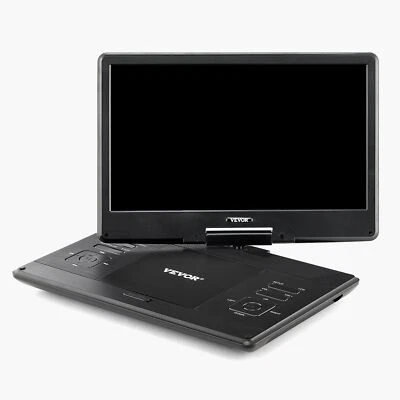 Reproductor de DVD portátil 14 pulgadas HD pantalla giratoria 4,5-5 horas batería incorporada Foto 1 de 4