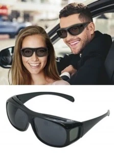 Over Glasses Sunglasses for Eyeglass Wearers 100% UV Glasses Women & Men Over - Picture 1 of 4