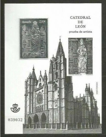 SPAGNA Prova n. 110 Cattedrale del Leone sigillo d'argento 2012 - Immagine 1 di 1