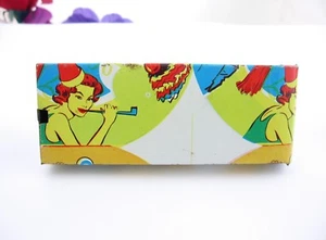 Vintage PIPE Woman Smoking NOISEMAKER RATCHET New Years Mexican DRESS Maracas - Picture 1 of 7