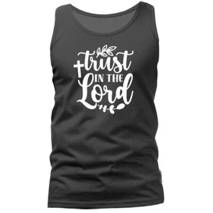 Trust in The Lord Christian Religious God Bible Church Jesus Christ Tank Top - Picture 1 of 11