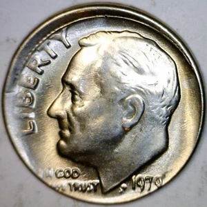 1979 ERROR OFF CENTER Roosevelt Dime NICE O/C Coin NR - Picture 1 of 4