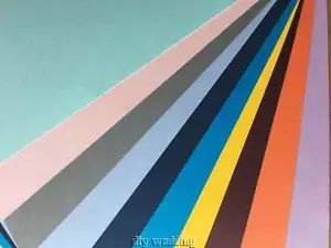 Packs of 40 Sheets of card - A6, A5 ,DL or 150mm sq. **YOU Choose COLOUR** - Picture 1 of 27