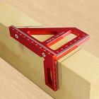 Zimmermannsquadrat - Holzbearbeitung Quadrat Winkelmesser Aluminium Gehrung Dreieckslineal 3D
