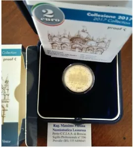 NL* ITALIA 2 EURO 2017 BASILICA SAN MARCO VENEZIA PROOF set zecca - Photo 1/2