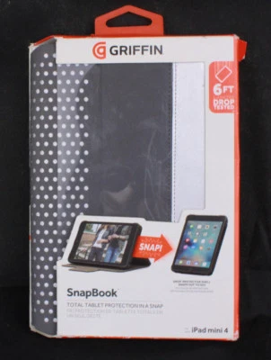 Griffin SnapBook For iPad Mini 4 in Gray with Silver Dots - Image 1 of 4