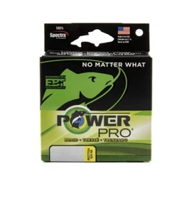 Power Pro Hi-Vis Yellow 15 lb 150 yds Braided Fishing Line - Picture 1 of 2