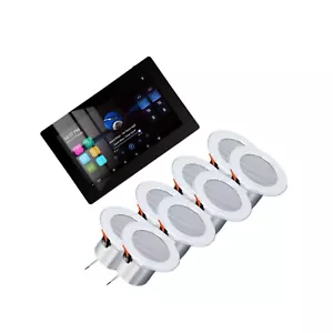 Bluetooth Wall Amplifier Ceiling Sound Stereo System 25W Home Theater Speaker - Picture 1 of 13
