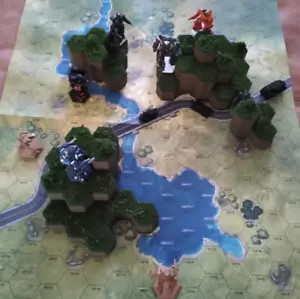 Hills for Grassland #2 Mapsheet - 3D Printed Battletech Terrain & Hills - Picture 1 of 5