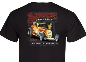 Bradford Family Racing AA/FA (152) Black MENS T-SHIRT 100% COTTON DRAG Rcg NHRA - Picture 1 of 2