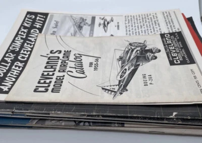 7 Vintage 1954 Avaition Week Paperback Magazines W/3 FREE Cleveland Ads - Image 1 of 4