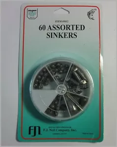 Sumideros de plomo DELPHIN Asst (60 piezas) #5012 - Imagen 1 de 1