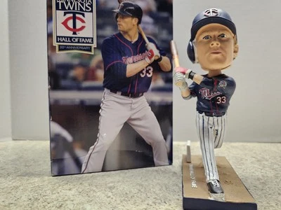 Justin Morneau Minnesota Twins MLB 2021 SGA Bobblehead NIB Twins HOF - Image 1 of 4