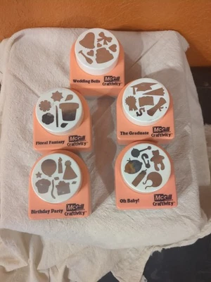 McGill Craftivity Paper Punch ScrapBook Set Of 5 - Image 1 of 4