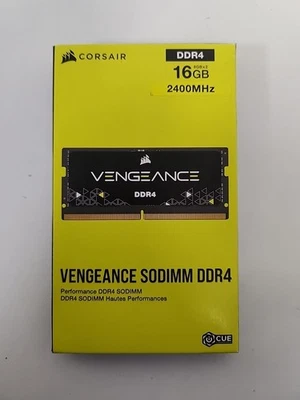 CORSAIR VENGEANCE 16GB (2x8GB) DDR4 SO-DIMM PC4-19200 2400MHZ - Image 1 of 4