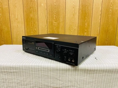 SONY MDS-JA3ES MINIDISC DECK ALL BAND 20bit SAMPLING RATE black JUNK unit only - Image 1 of 4