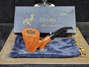 Gorgeous! L'Anatra 3-Egg Grade Smooth Paneled Sitter with Silver Italian Pipe - Picture 1 of 13