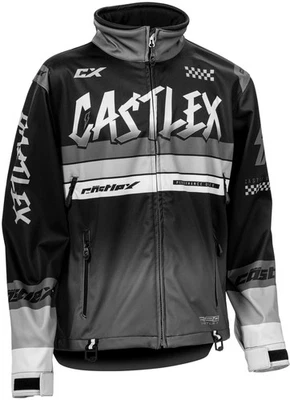 Chaqueta para nieve Castle X R24 Race para hombre negra/carbón/plateada Foto 1 de 2