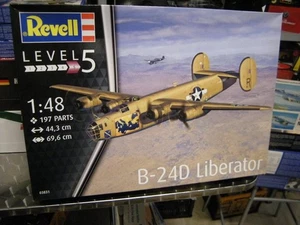 1:48 Revell 03831 Level 5 US-Bomber B-24D Liberator in OVP - Picture 1 of 1