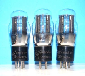 No 80 RCA hanging filament radio audio vacuum 3 tubes valve tested ST 280 380 - Picture 1 of 3