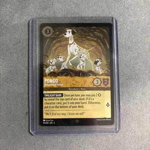 FOIL Disney Lorcana: Into The Inklands - Pongo - Determined Father - 19/204 FOIL - Picture 1 of 2