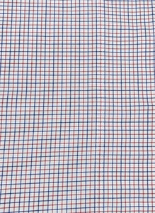 LAUREN RALPH LAUREN University Tattersal King Flat Sheet Blue Red Plaid Check - Picture 1 of 5