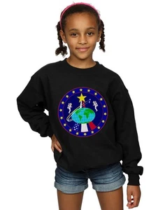 NASA Girls Classic Globe Astronauts Sweatshirt - Picture 1 of 17