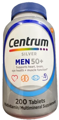 Centrum Silver Men 50+ Multivitamínico 200 Ct Comprimidos Foto 1 de 4