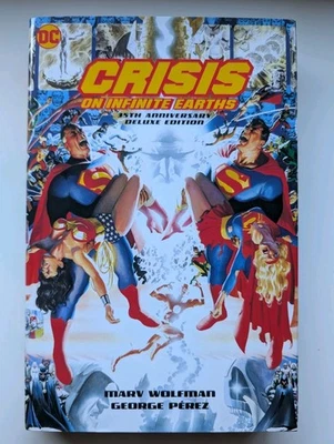 Crisis On Infinite Earths 35th Anniversary Deluxe Hardcover DC Superman OHC - Image 1 of 4