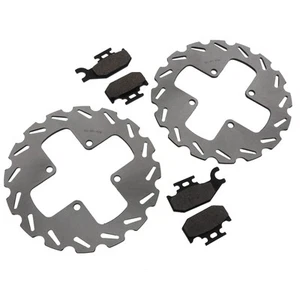 2004 2005 Bombardier Outlander 400 Max Front Sport Brake Rotors And Brake Pads - Foto 1 di 3