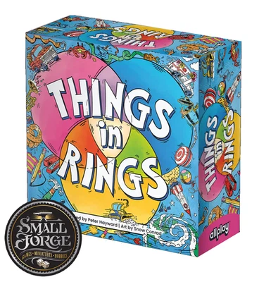 Things In Rings, All Play Games. Word Association in Venn Diagram 2-6 Player NEW - Image 1 of 4
