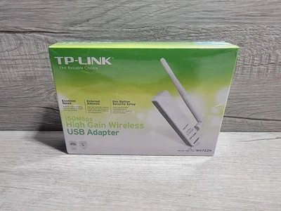 NEW--TP-Link TL-WN722N (Ver 2.1) 150Mbps High Gain Wireless USB Adapter SEALED  - Image 1 of 4