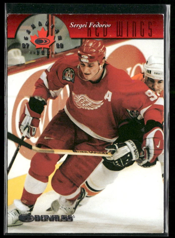1997-98 Donruss Canadian Ice Sergei Fedorov #72 Detroit Red Wings - Image 1 of 2