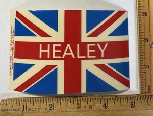 De colección Austin Healey Union Jack Bandera Logo Calcomanía Adhesiva Auto Carreras Reino Unido - Imagen 1 de 1