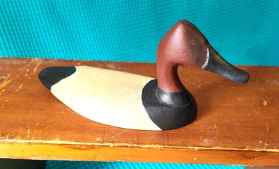 Upper Bay Md. Canvasback Mini Sink Box Duck Decoy Signed - Image 1 of 4