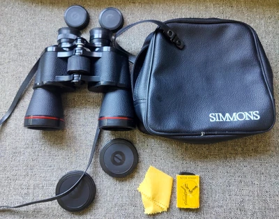 Simmons Redline Binoculars & Bag Model 1107 10X50 Fully Coated Optics No Strap  - Image 1 of 4