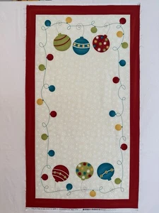 Tischläufer Platte Merry & Bright von Sandy Gervais für Moda 43” x 24” unvollendet - Bild 1 von 4